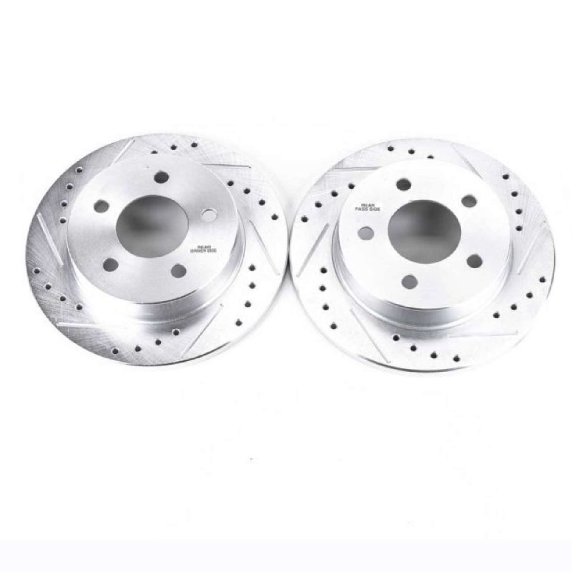 Picture of Power Stop 94-04 Ford Mustang Rear Evolution Drilled & Slotted Rotors - Pair