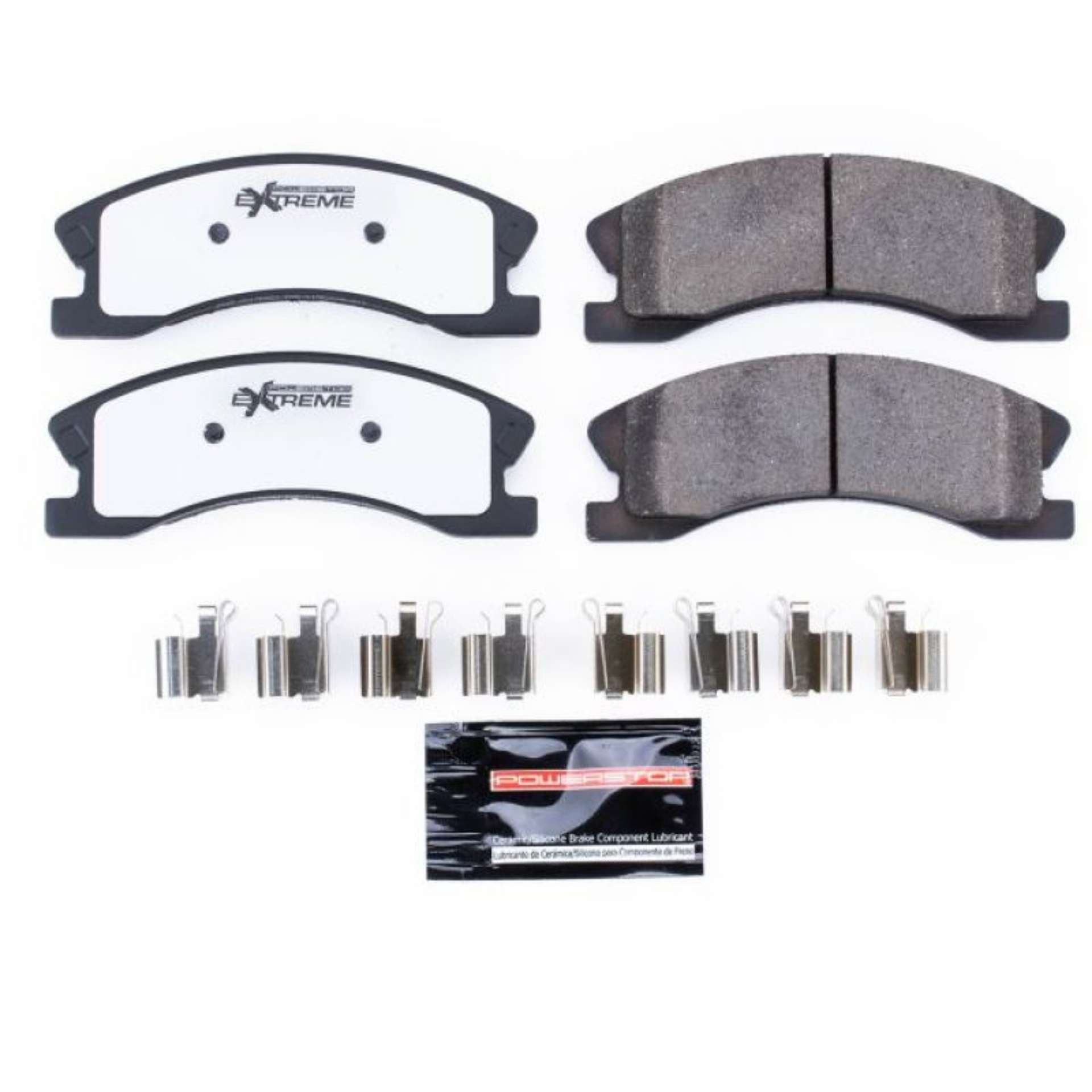 Picture of Power Stop 99-04 Jeep Grand Cherokee Front Z26 Extreme Street Brake Pads w-Hardware