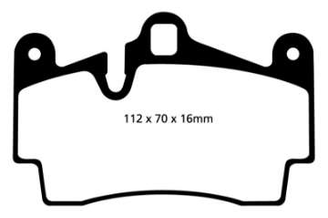 Picture of EBC 04-07 Porsche Cayenne 3-2 Redstuff Rear Brake Pads