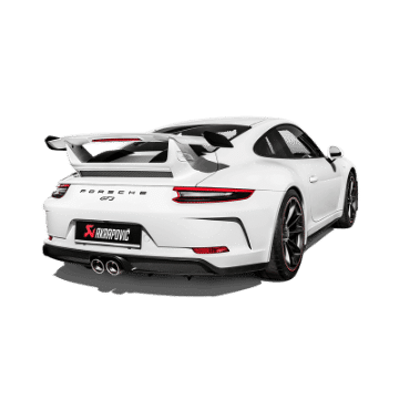 Picture of Akrapovic 2018 Porsche 911 GT3 991-2 Slip-On Race Line Titanium w-Header-Link Pipes-Tail Pipes