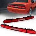 Picture of ANZO 08-10 Dodge Challenger LED Taillights - Red-Clear w-Sequential Turn Signal