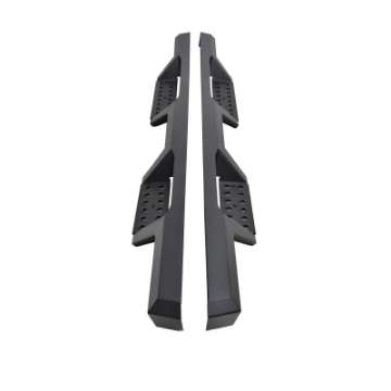 Picture of Westin 19-20 Chevrolet Silverado - GMC Sierra 1500 Double Cab HDX Drop Nerf Step Bars - Textured Blk