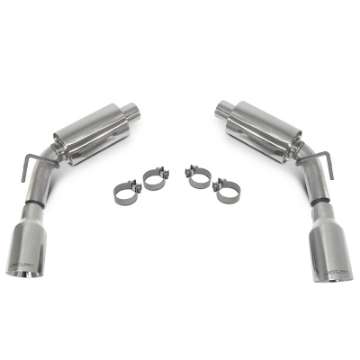 Picture of SLP 2010-2015 Chevrolet Camaro 6-2L LoudMouth II Axle-Back Exhaust w- 4in Tips