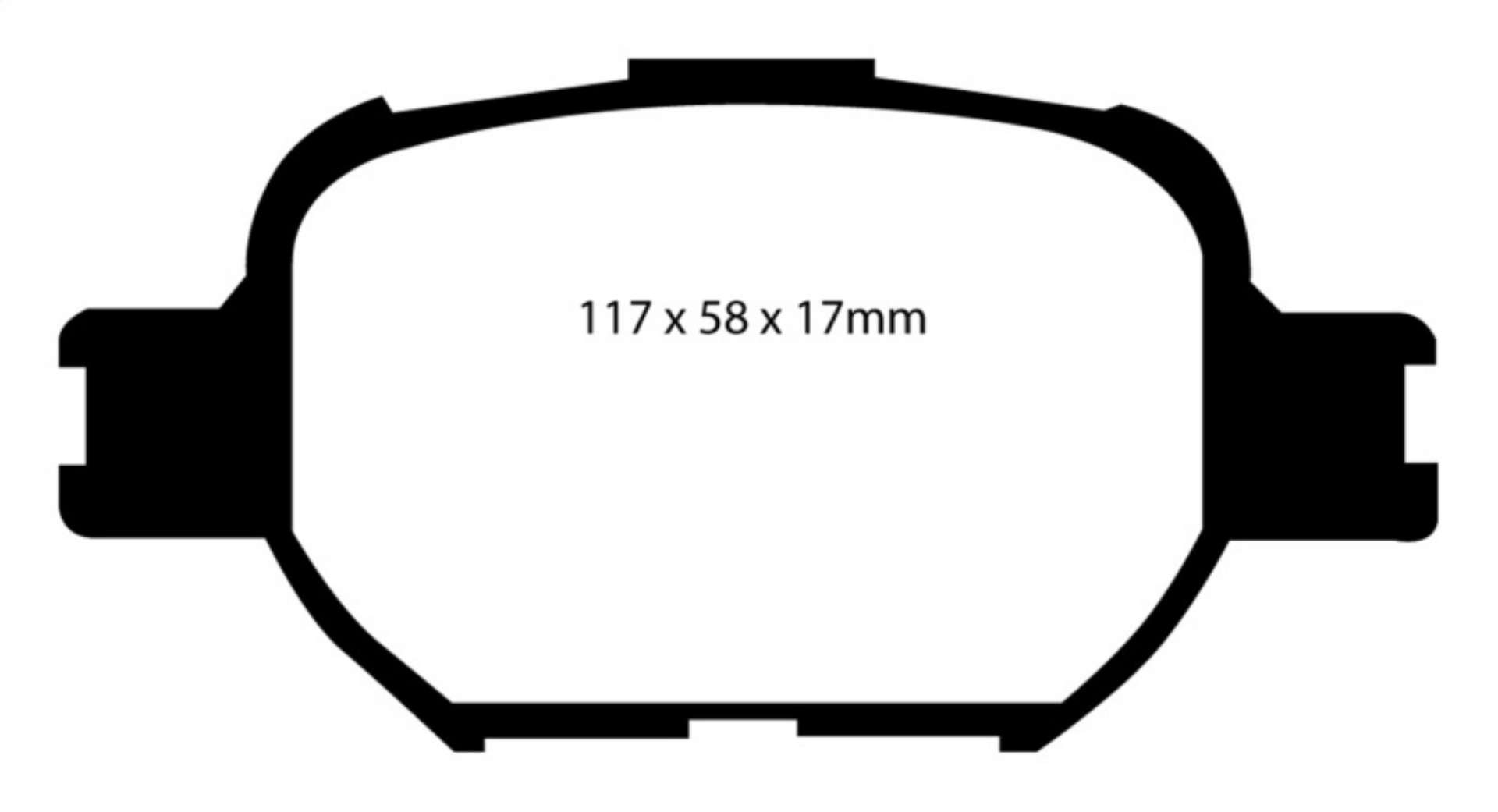 Picture of EBC 04-10 Scion TC 2-4 Yellowstuff Front Brake Pads