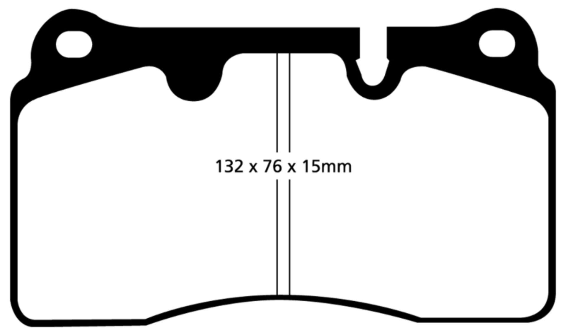 Picture of EBC 04-12 Aston Martin DB9 5-9 Bluestuff Front Brake Pads