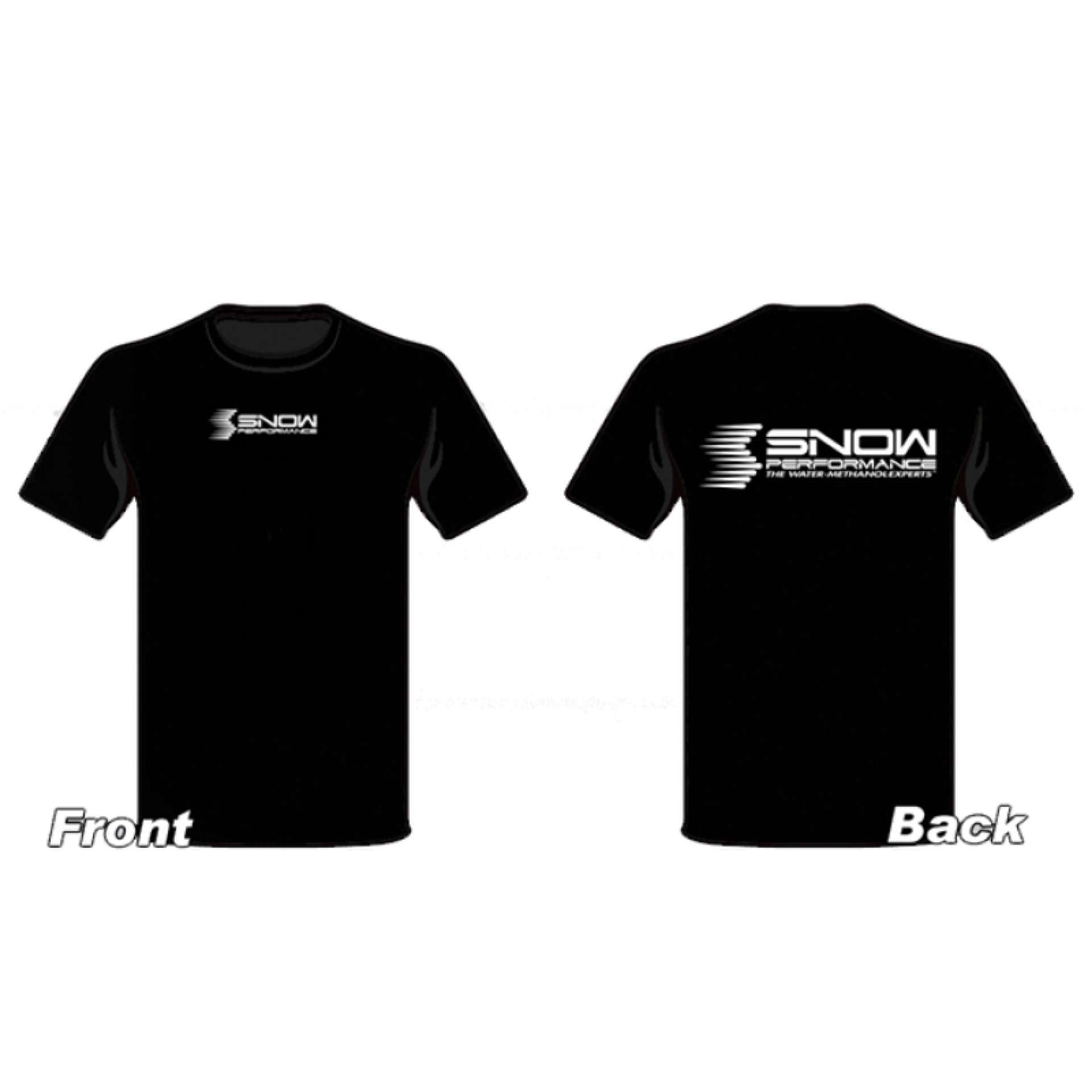 Picture of Snow Performance T-shirt Black w-White Logo - 2X