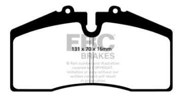 Picture of EBC 05+ Ford Saleen Mustang Brembo front calipers Bluestuff Front Brake Pads