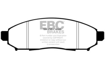 Picture of EBC 05+ Nissan Frontier 2-5 2WD Greenstuff Front Brake Pads