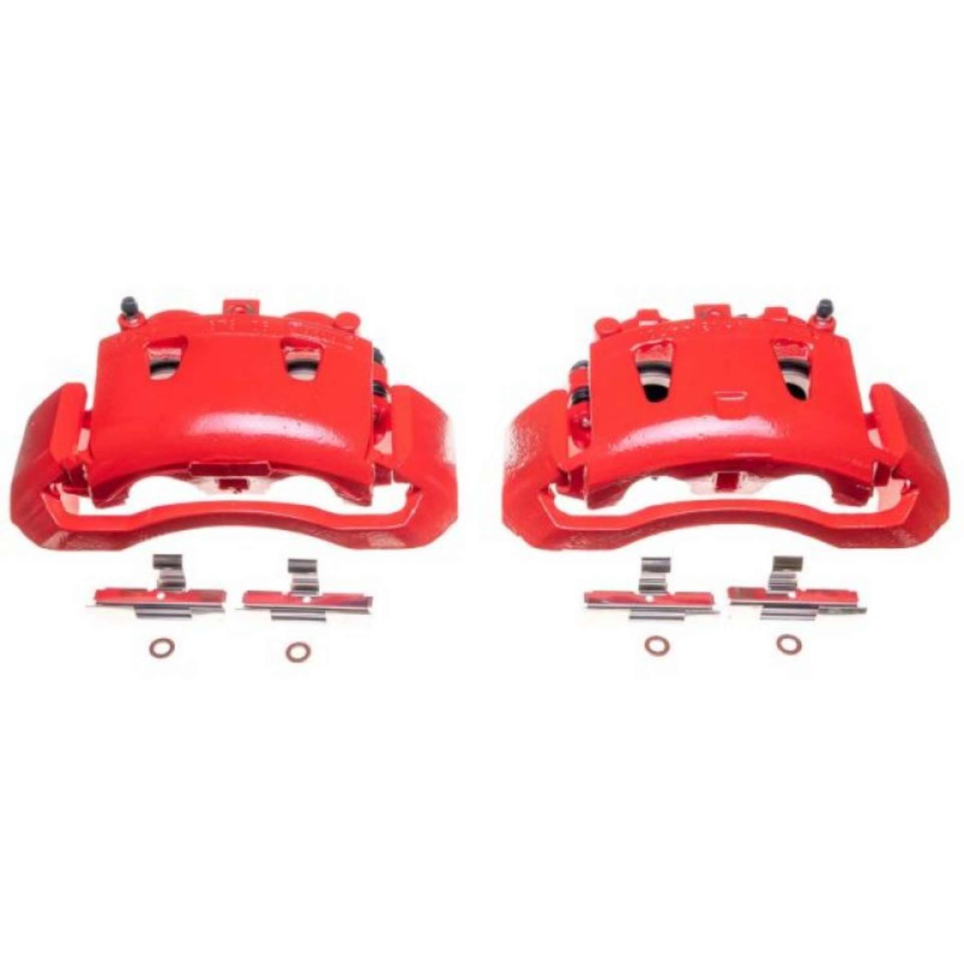 Picture of Power Stop 98-02 Dodge Ram 2500 Van Front Red Calipers w-Brackets - Pair