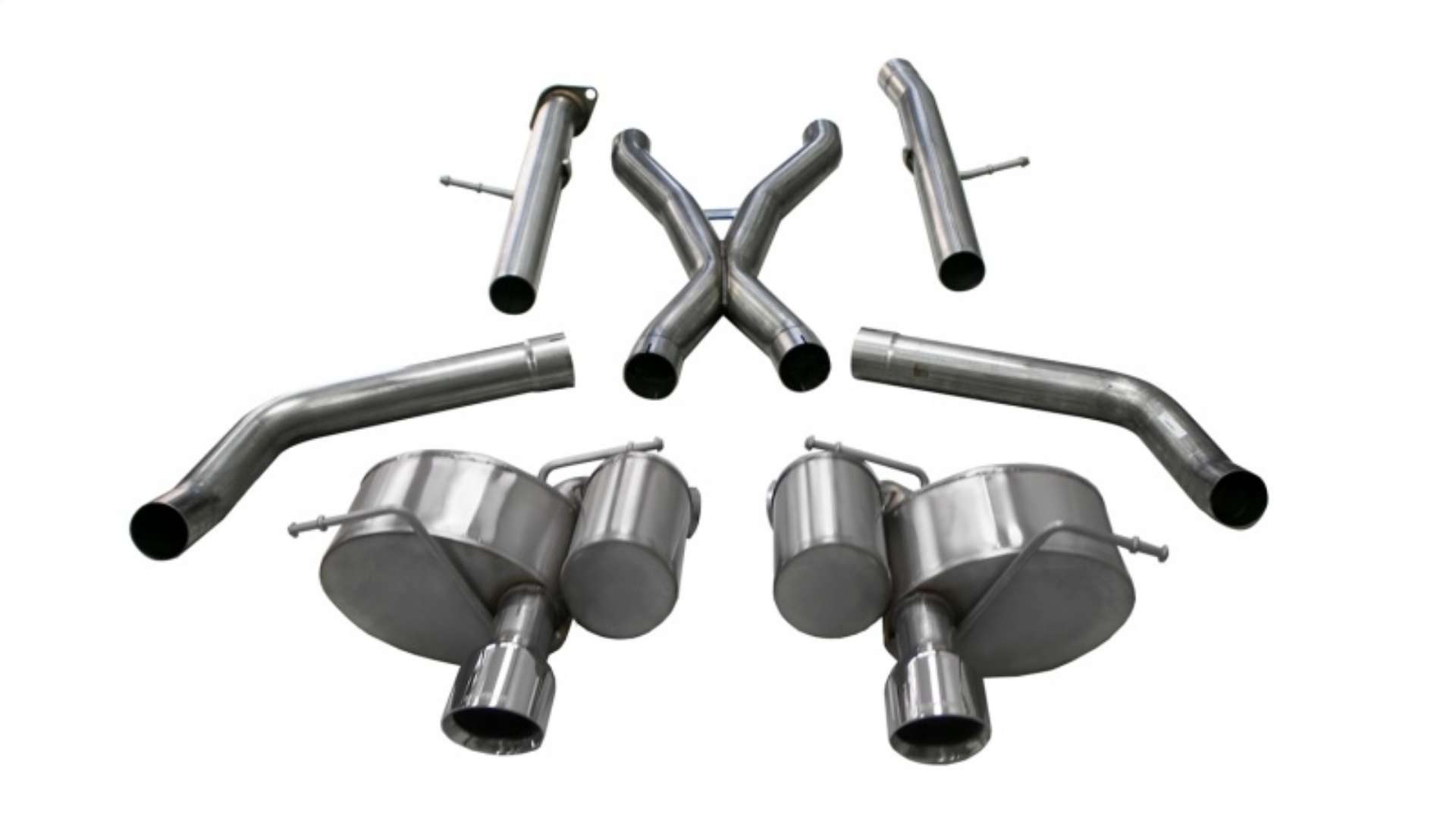 Picture of Corsa 2012-2021 Jeep Grand Cherokee SRT 2-75in Dual Rear Xtreme Cat-Back Exhaust