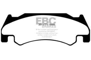 Picture of EBC 05-06 Dodge Ram SRT-10 8-3 Greenstuff Front Brake Pads