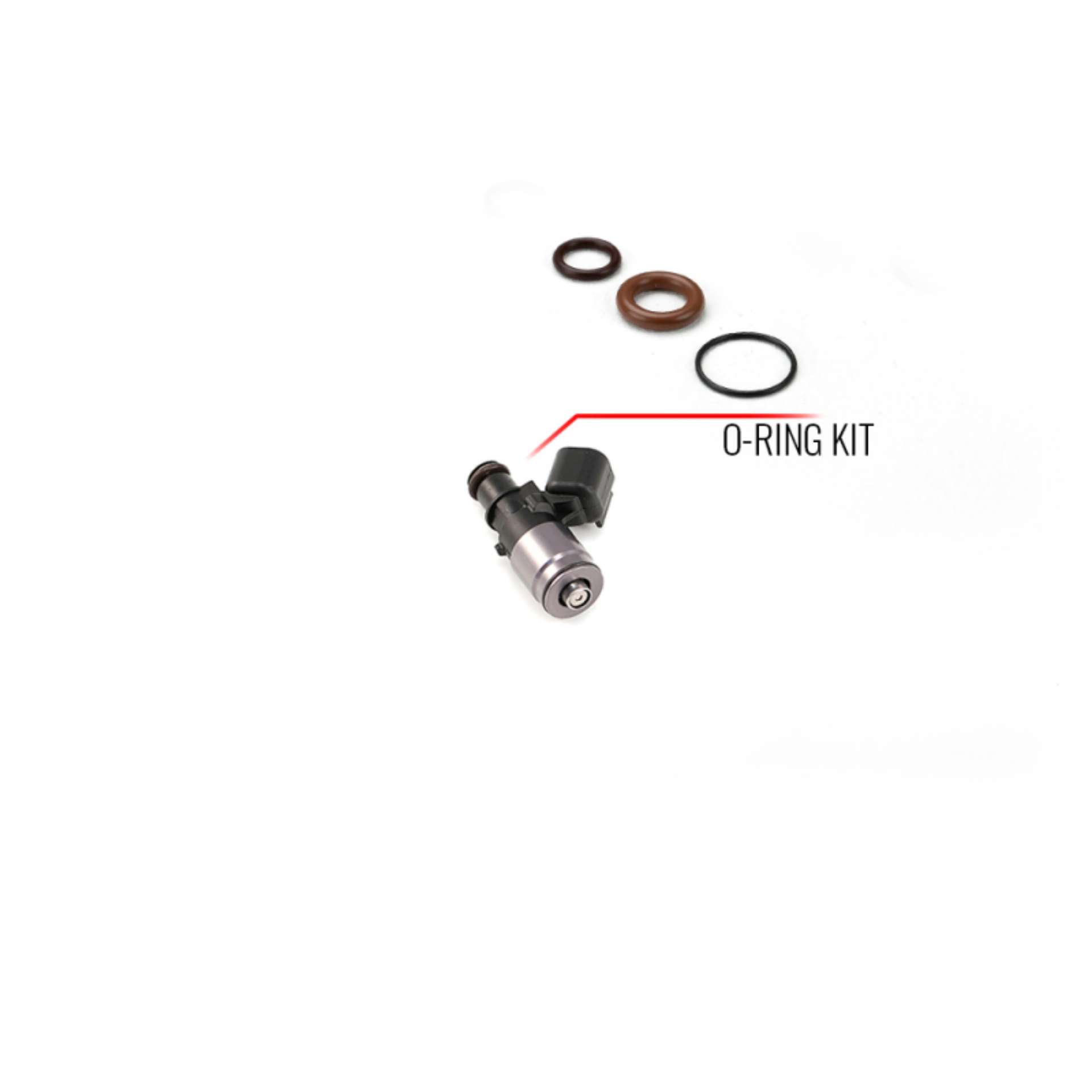 Picture of Injector Dynamics O-Ring-Seal Service Kit for Injector w- 11mm Top Adapter and WRX Bottom Adapter