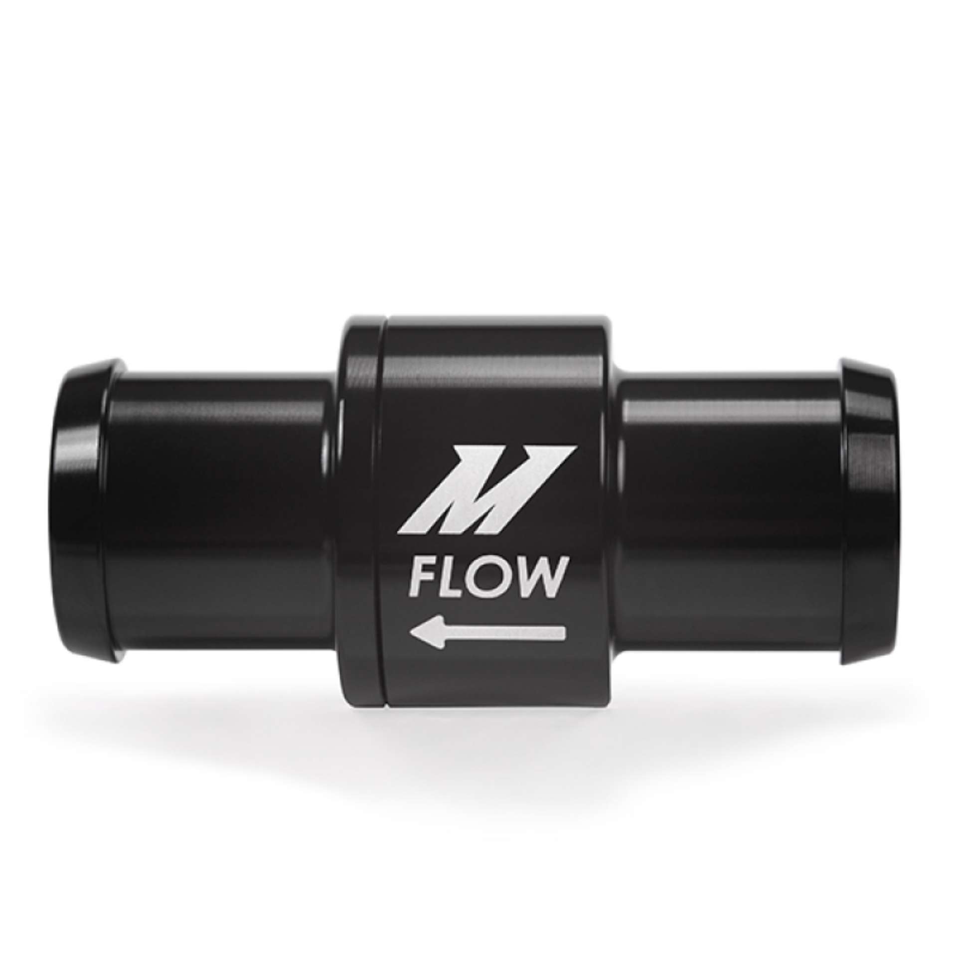 Picture of Mishimoto One-Way Check Valve 3-4in Aluminum Fitting - Black