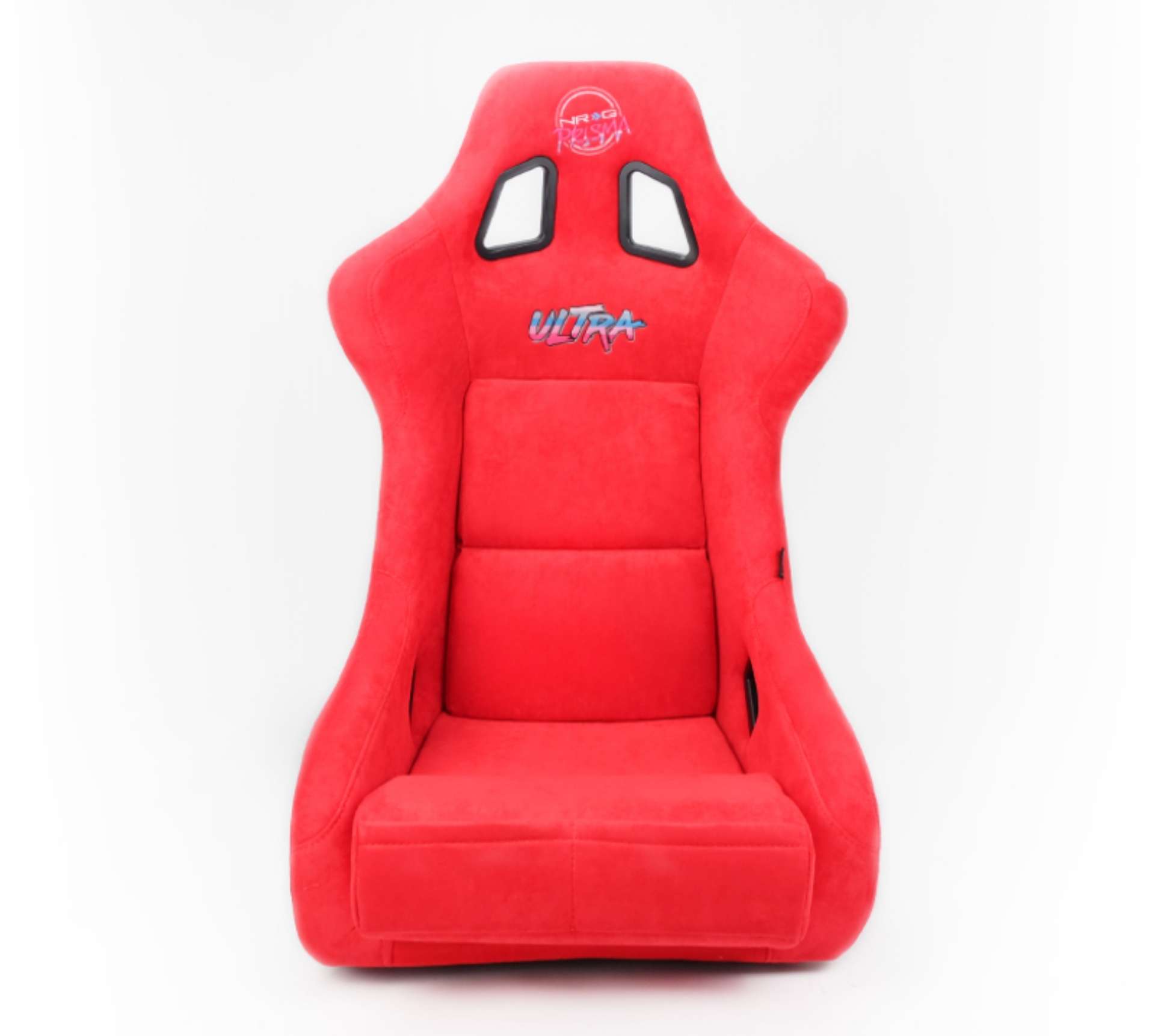 Picture of NRG FRP Bucket Seat ULTRA Edition - Large Red Alcantara-Gold Glitter Back