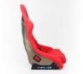 Picture of NRG FRP Bucket Seat ULTRA Edition - Large Red Alcantara-Gold Glitter Back