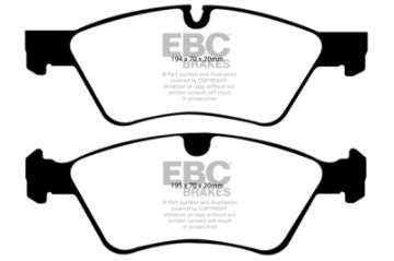 Picture of EBC 05-06 Mercedes-Benz G55 AMG 5-4 Supercharged Greenstuff Front Brake Pads