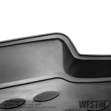 Picture of Westin 2020 GM Silverado-Sierra 1500 Dbl-Crew Cab Profile Floor Liners Front and 2nd Row - Black