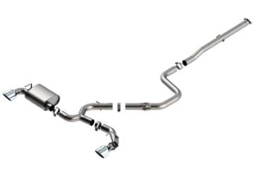 Picture of Borla 19-20 Hyundai Veloster N 2-0L I4 MT FWD 2DR 3in ATAK CatBack Exhaust w- SS Tips