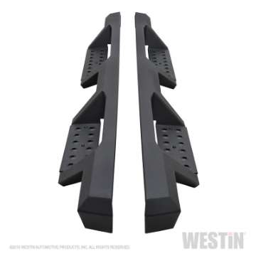 Picture of Westin HDX 05-20 Toyota Tacoma Drop Nerf Step Bars - Txt Black