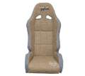 Picture of NRG Defender Seat- Water Resistant Steel Frame Suspension - Brown w- Gray Trim w- Defender Logo