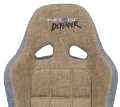 Picture of NRG Defender Seat- Water Resistant Steel Frame Suspension - Brown w- Gray Trim w- Defender Logo