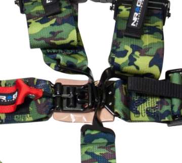 Picture of NRG SFI 16-1 5pt 3in- Seat Belt Harness- Latch Link - Camo