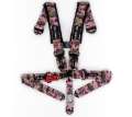 Picture of NRG SFI 16-1 5pt 3in- Seat Belt Harness- Latch Link - Pink Camo