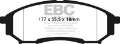 Picture of EBC 05-07 Ford F250 inc Super Duty 5-4 2WD Extra Duty Rear Brake Pads