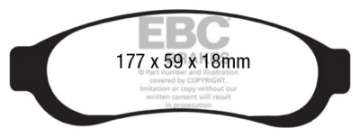 Picture of EBC 05-07 Ford F350 inc Super Duty 5-4 DRW 2WD Extra Duty Rear Brake Pads