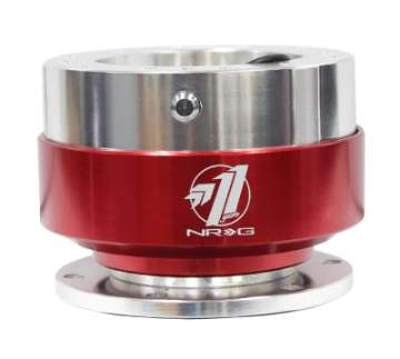 Picture of NRG Quick Release - Silver Body- Red Chrome Ring