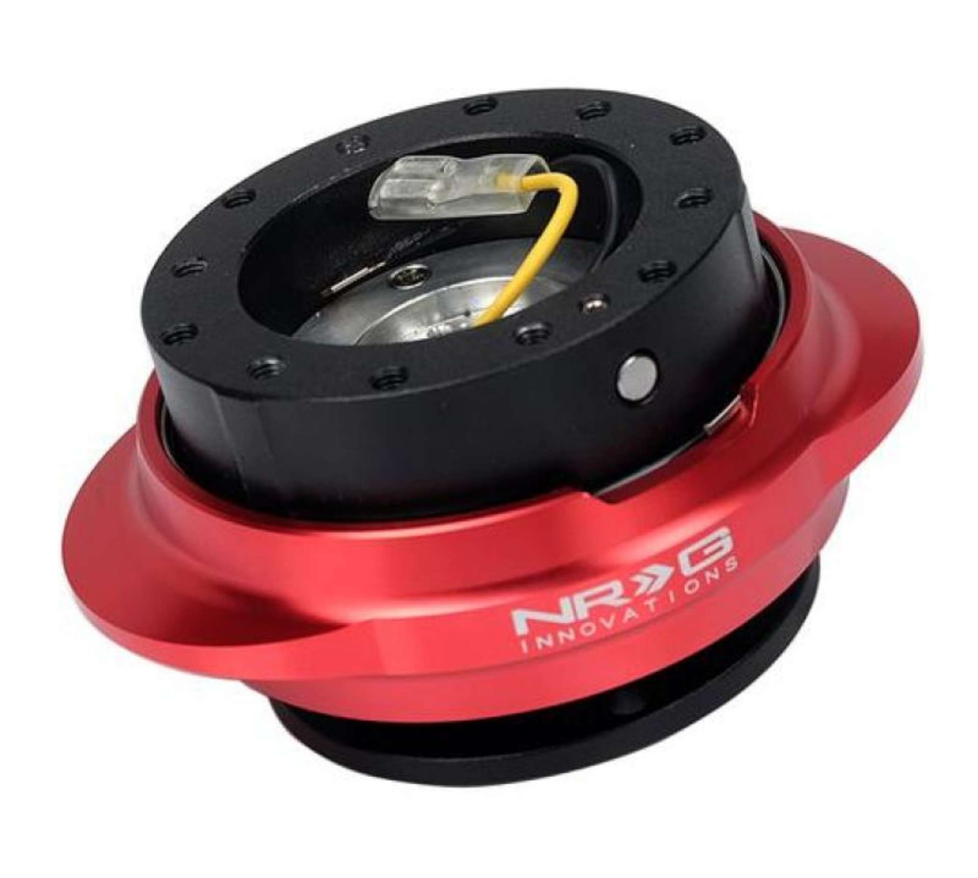 Picture of NRG Quick Release Kit - Black Body- Red Oval Ring