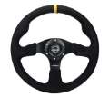 Picture of NRG Reinforced Steering Wheel 320mm Alcantara Steering Wheel w- Black Stitching