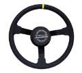 Picture of NRG Reinforced Steering Wheel 380mm Nascar- Alcantara 3 Spoke w- NRG Logo- Removable Crushed Pad