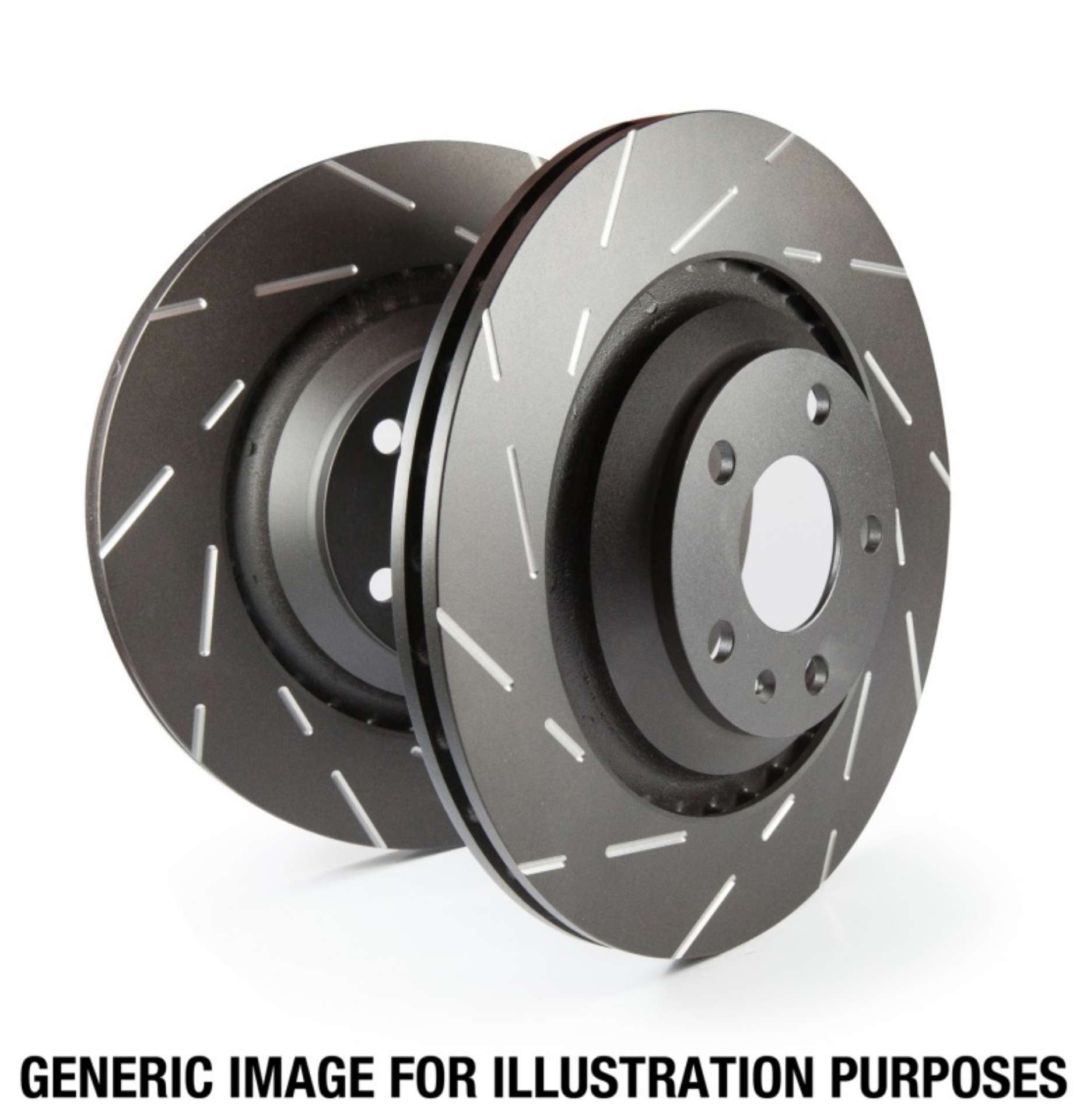 Picture of EBC 05-07 Ford F350 inc Super Duty 5-4 DRW 4WD USR Slotted Front Rotors