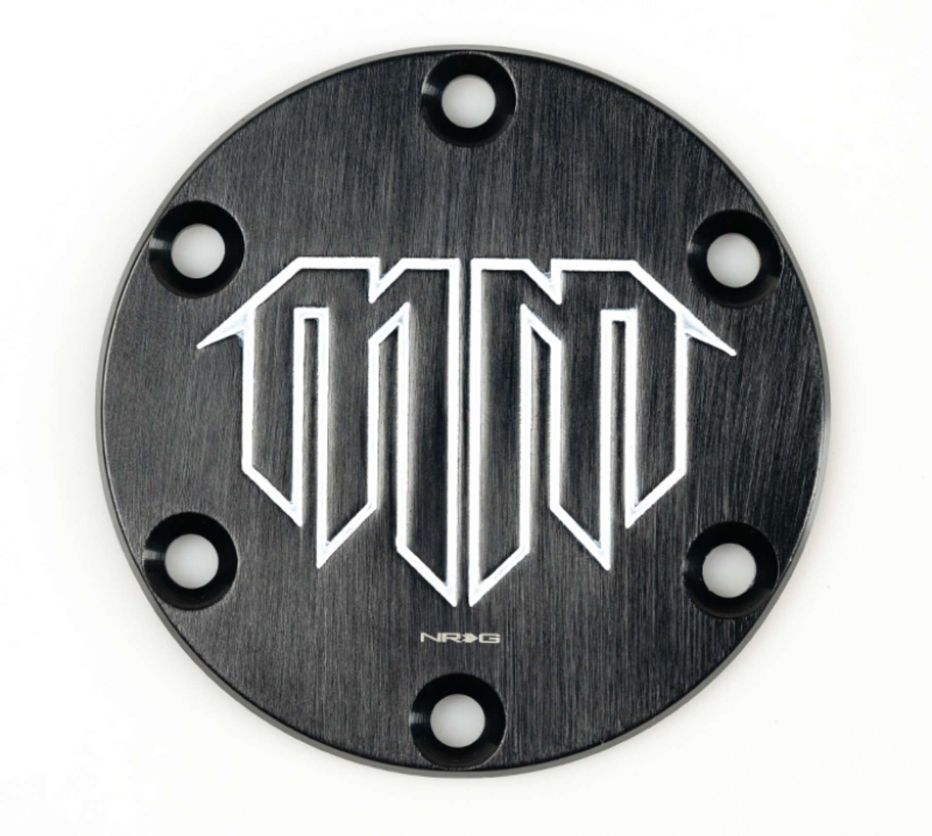 Picture of NRG Mad Mike Logo Engraved Horn Delete- Black