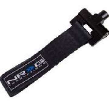 Picture of NRG Bolt-In Tow Strap Black- Audi A4 08+ 5000lb- Limit