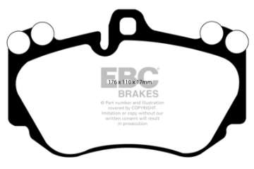 Picture of EBC 05-07 Porsche Cayenne 4-5 380mm Rotors Extra Duty Front Brake Pads