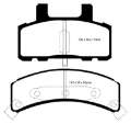 Picture of EBC 97-99 Cadillac Deville 4-6 Rear Drums Yellowstuff Front Brake Pads