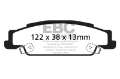 Picture of EBC 05-08 Pontiac Grand Prix 5-3 Greenstuff Rear Brake Pads