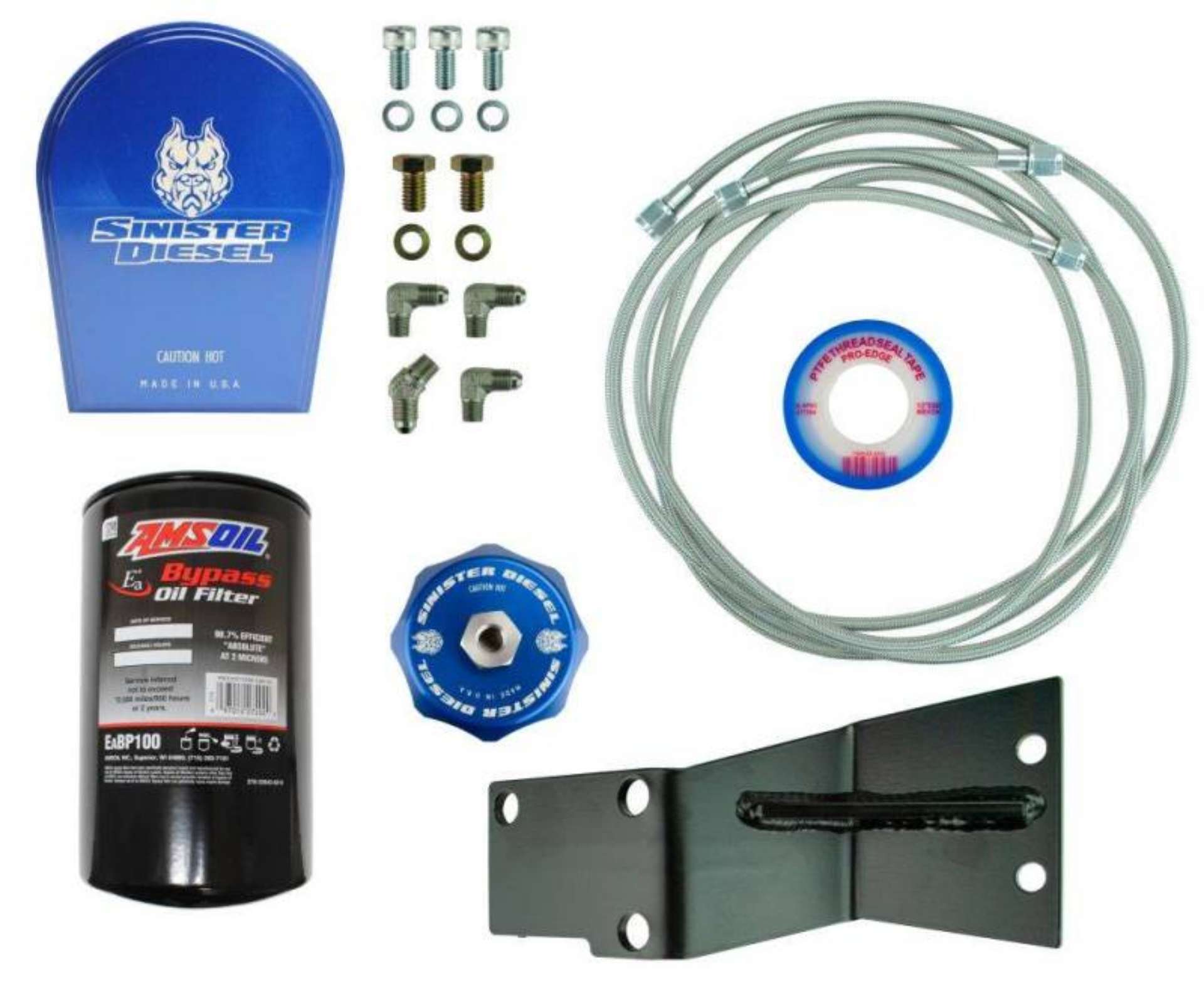 Picture of Sinister Diesel 2007-5-2012 Ram 2500-3500 6-7L Cummins Bypass Oil Filter System