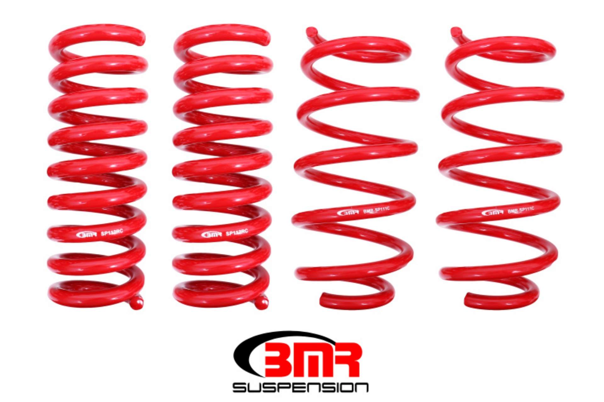 Picture of BMR 08-19 Dodge Challenger Lowering Springs 1-25in Drop - Set of 4 - Red