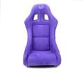 Picture of NRG FRP Bucket Seat PRISMA Edition w- Pearlized Back Purple Alcantara - Medium