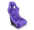 Picture of NRG FRP Bucket Seat PRISMA Edition w- Pearlized Back Purple Alcantara - Medium