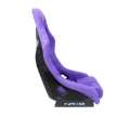 Picture of NRG FRP Bucket Seat PRISMA Edition w- Pearlized Back Purple Alcantara - Medium