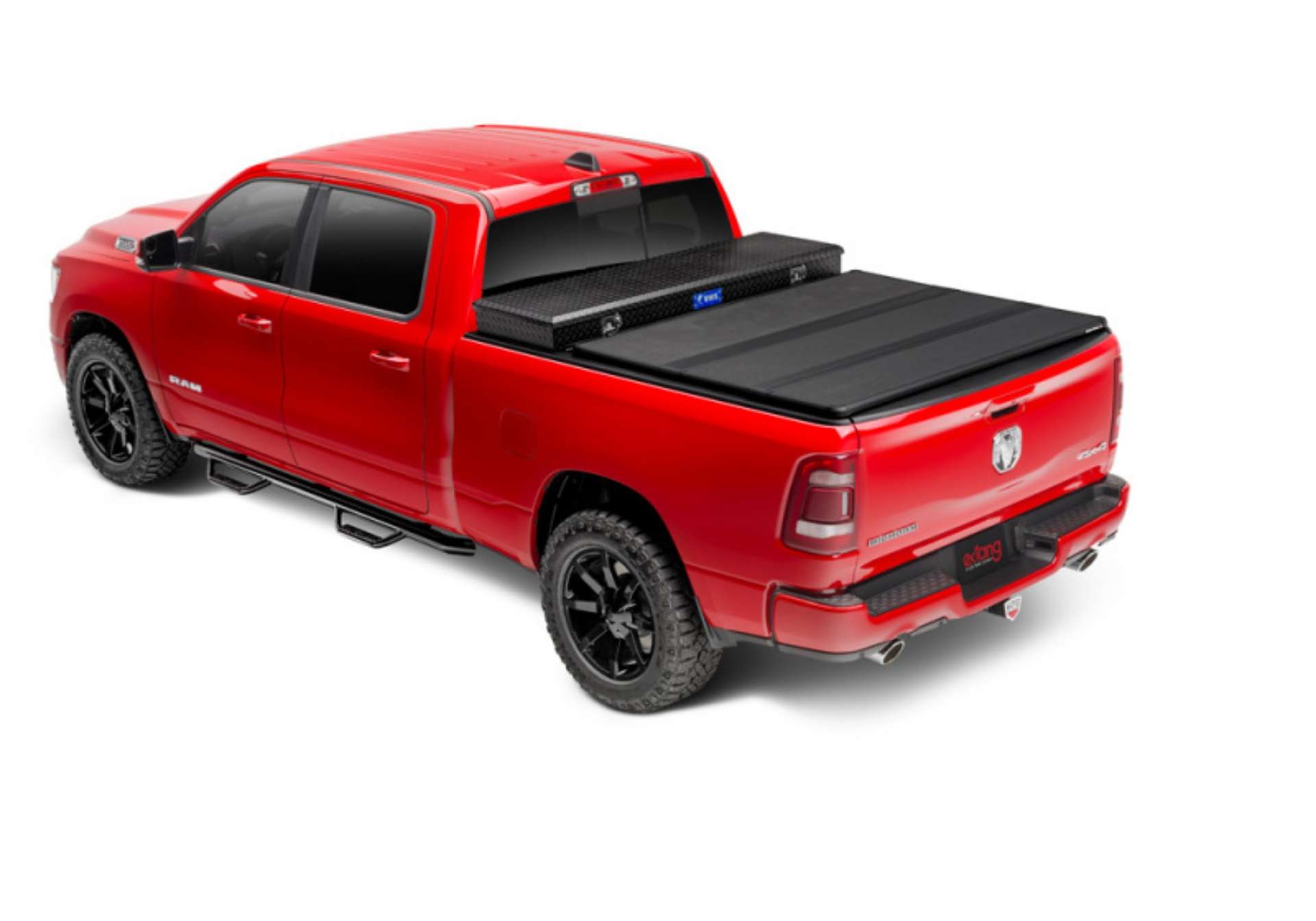 Picture of Extang 2019 Dodge Ram New Body Style - 6ft 4in Solid Fold 2-0 Toolbox