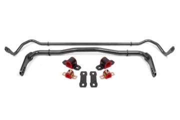 Picture of BMR 08-19 Dodge Challenger Front-Rear Hollow 38mm-25mm Sway Bar Kit w- Bushings - Black Hammertone