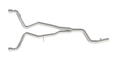 Picture of Kooks 2020 Toyota Supra 3-5in x 3in SS Muffler Delete Catback Exhaust w-Polished Tips