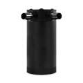 Picture of Mishimoto 2-Port Universal XL Baffled Catch Can - Black