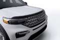 Picture of AVS 20-22 Ford Explorer Excl- Vehicles w-Hood Lettering Aeroskin Low Profile Hood Shield - Smoke