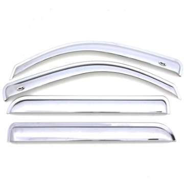 Picture of AVS 13-19 Ford Escape Ventvisor Front & Rear Window Deflectors 4pc - Chrome